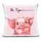Stupell Industries Be Vegan Cute Pig Decorative Printed Pillow design by Stella Chang, 18 x 7 x 18